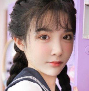 超嫩飞机场少女《+樱桃豆》+英式校服+