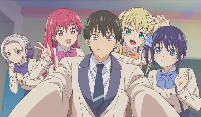 女友成双：搞笑恋爱故事，美少女高中生，视频第二季