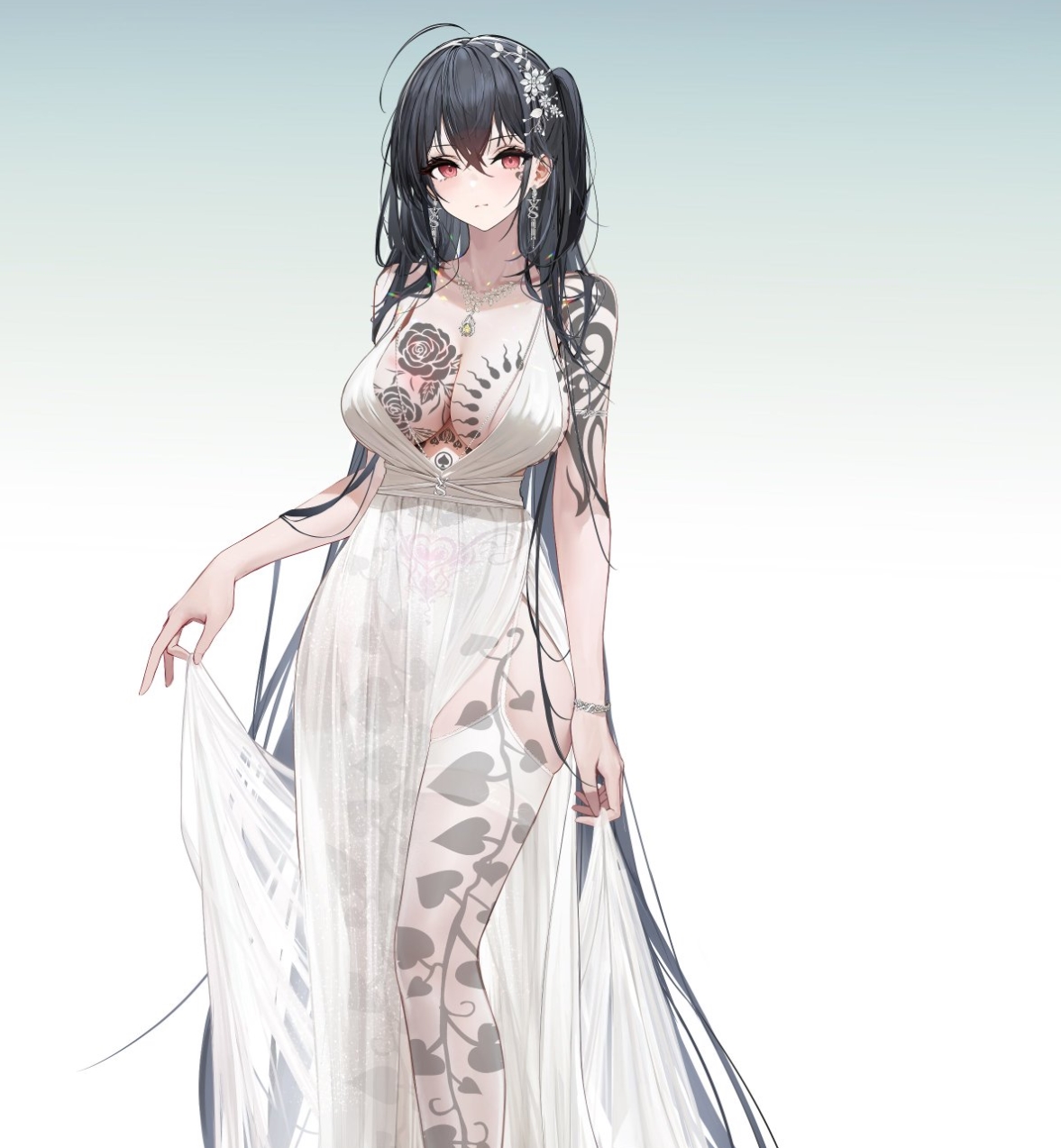 于利高质量媚黑黑桃纹身qos杂图收集227三人游+1GB