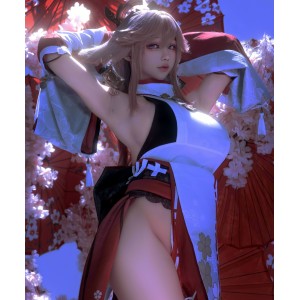 推特十六夜淚神里绫华cos套图2四人游671MB绝赞福利