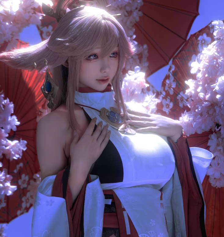 推特十六夜淚神里绫华cos套图2四人游671MB绝赞福利