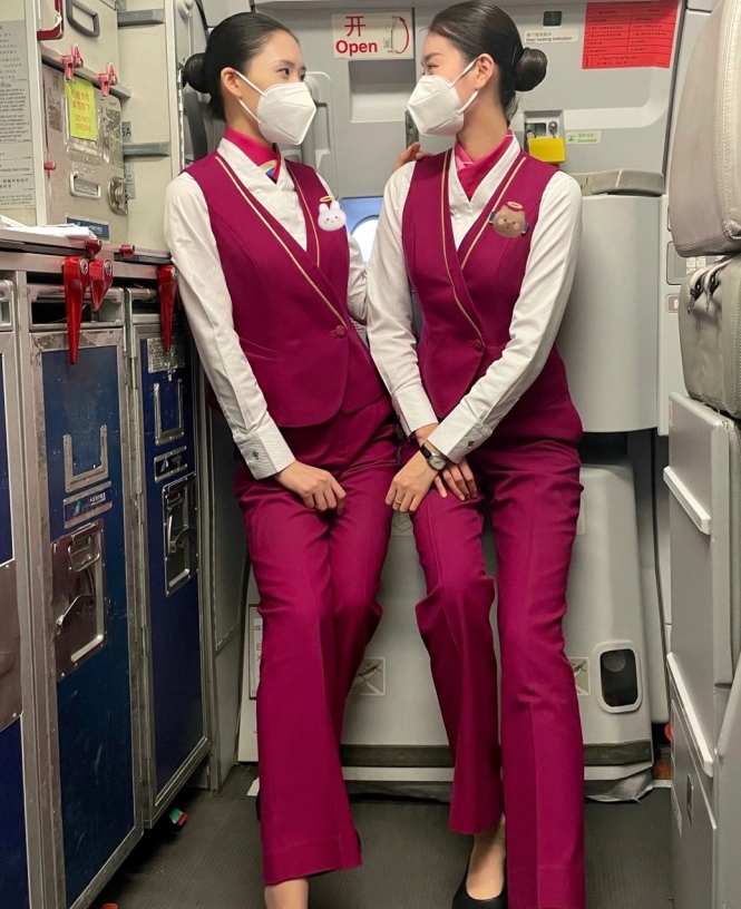 212部3G东航空姐互动合集超对味