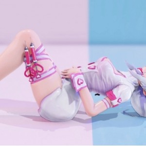 顶级MMD大神白衣天使+黑科技眼镜2部动画2.08G身材太辣了